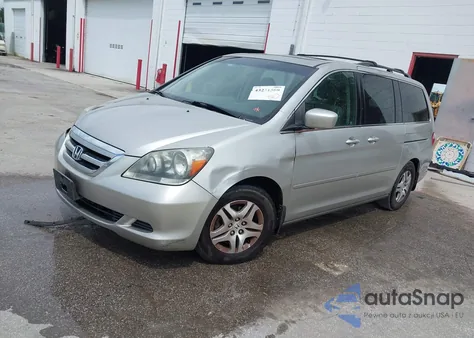 2007 Honda Odyssey Ex-L из США, поврежденный, VIN 5FNRL38677B429981